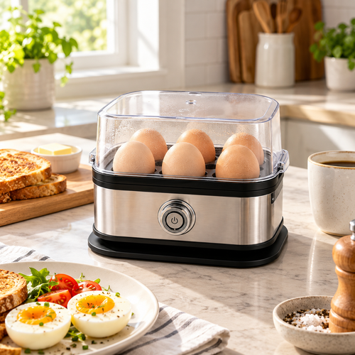 Cocedor Eléctrico de Huevos para 6 Unidades