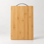Tabla de Picar de Bambú con Asa Metálica 20x30 cm | Corta, Sirve y Cuelga