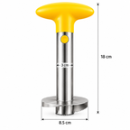 Cortador de Piña de Acero Inoxidable | Pela y Corta en Espiral en Segundos