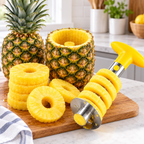 Cortador de Piña de Acero Inoxidable | Pela y Corta en Espiral en Segundos