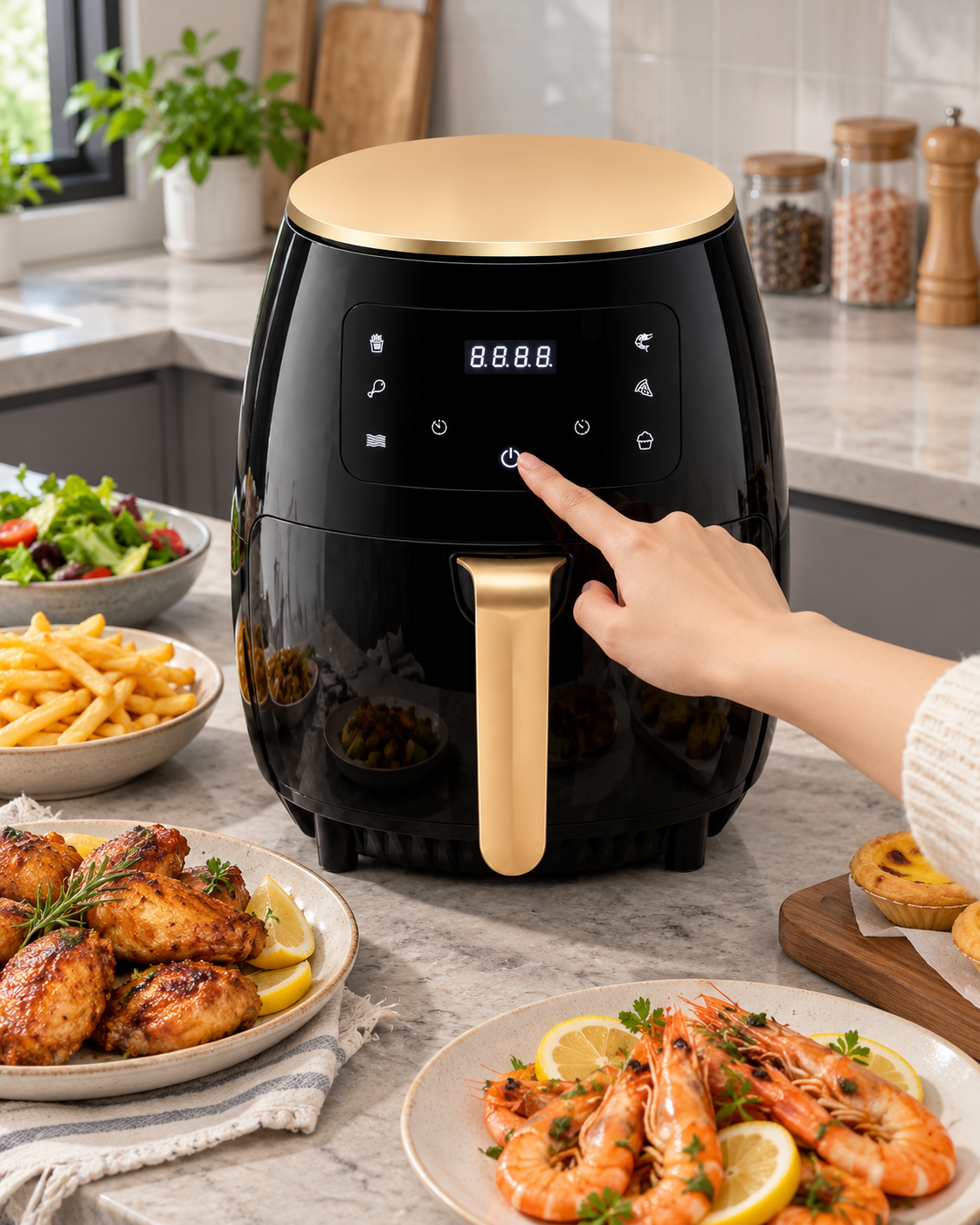 Freidora de Aire Digital 4,5 L | 1400W
