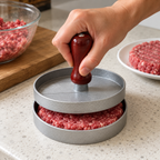 Prensa Manual para Hamburguesas de Aluminio – 11,5 cm