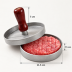 Prensa Manual para Hamburguesas de Aluminio – 11,5 cm